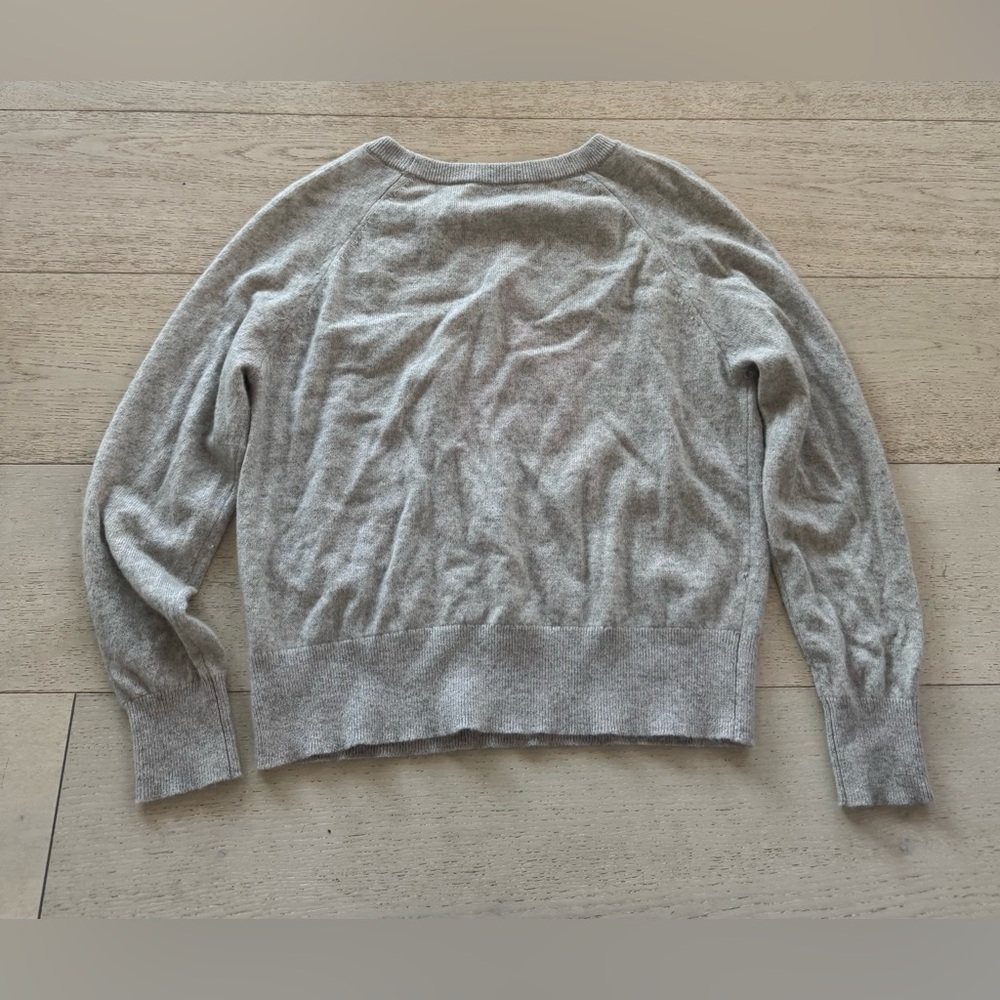White + Warren Cashmere Intarsia multi Star Sweater - Picture 6 of 8